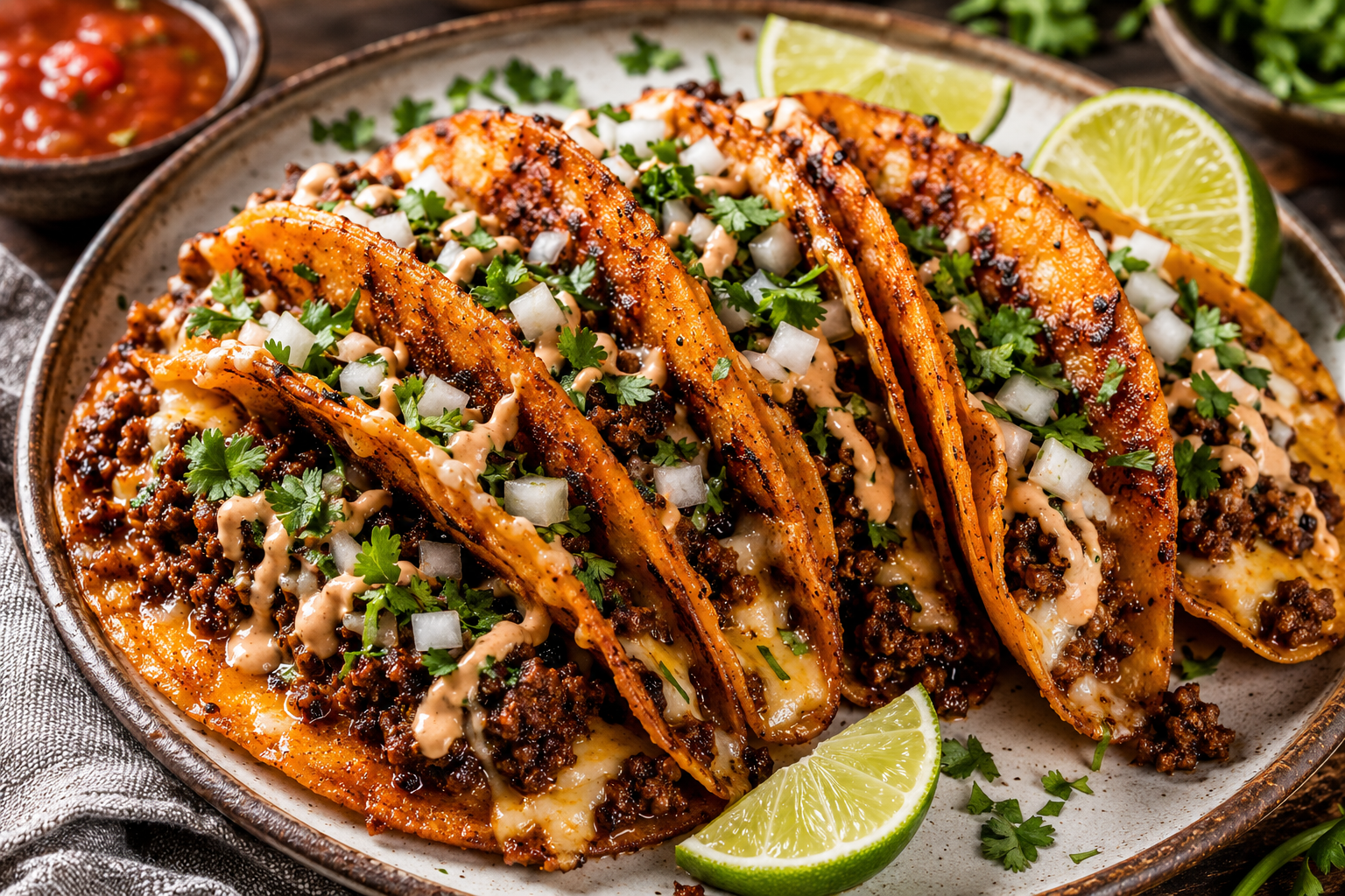Crispy Chipotle Beef Tacos