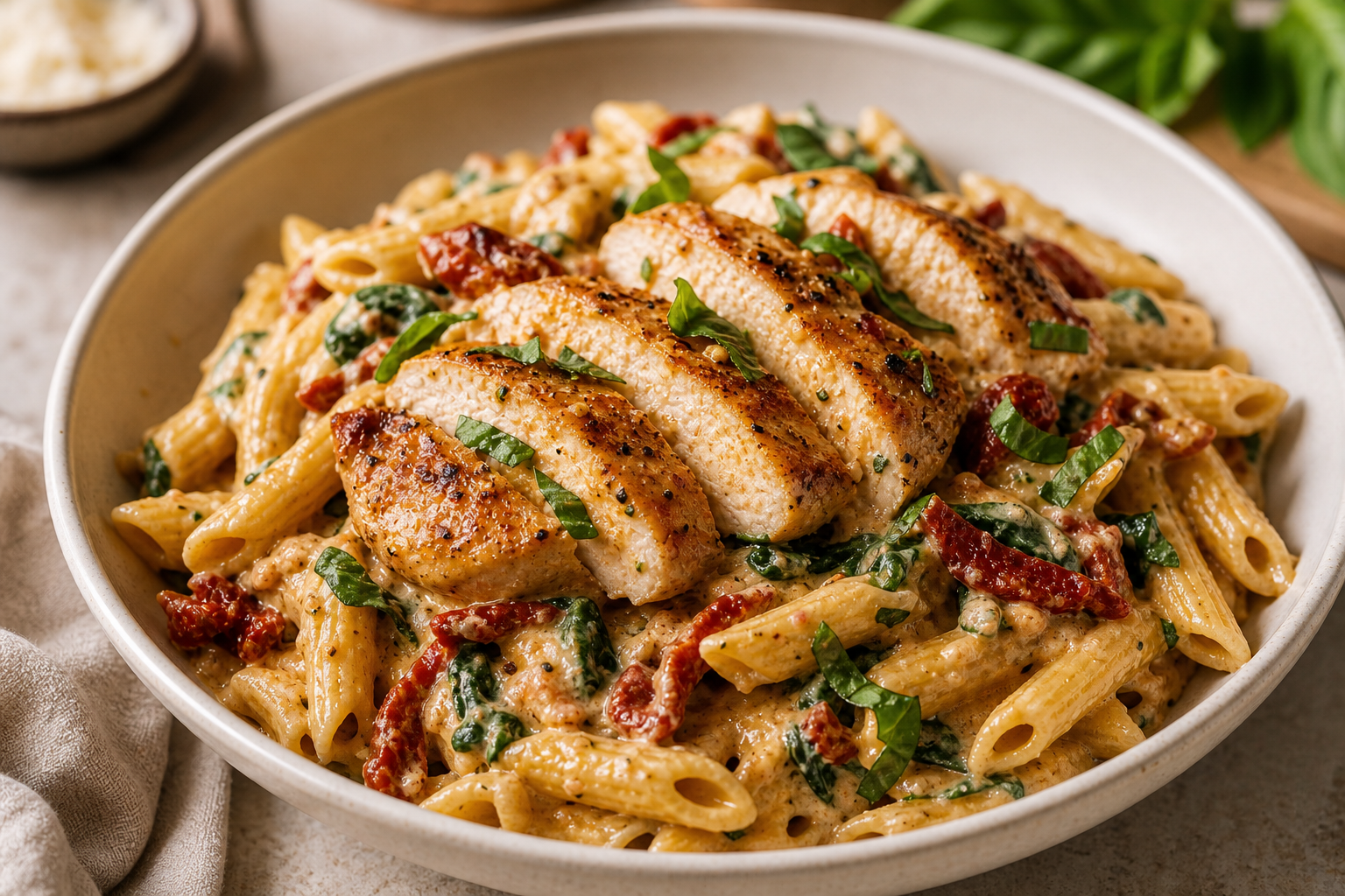 Marry Me Chicken Pasta
