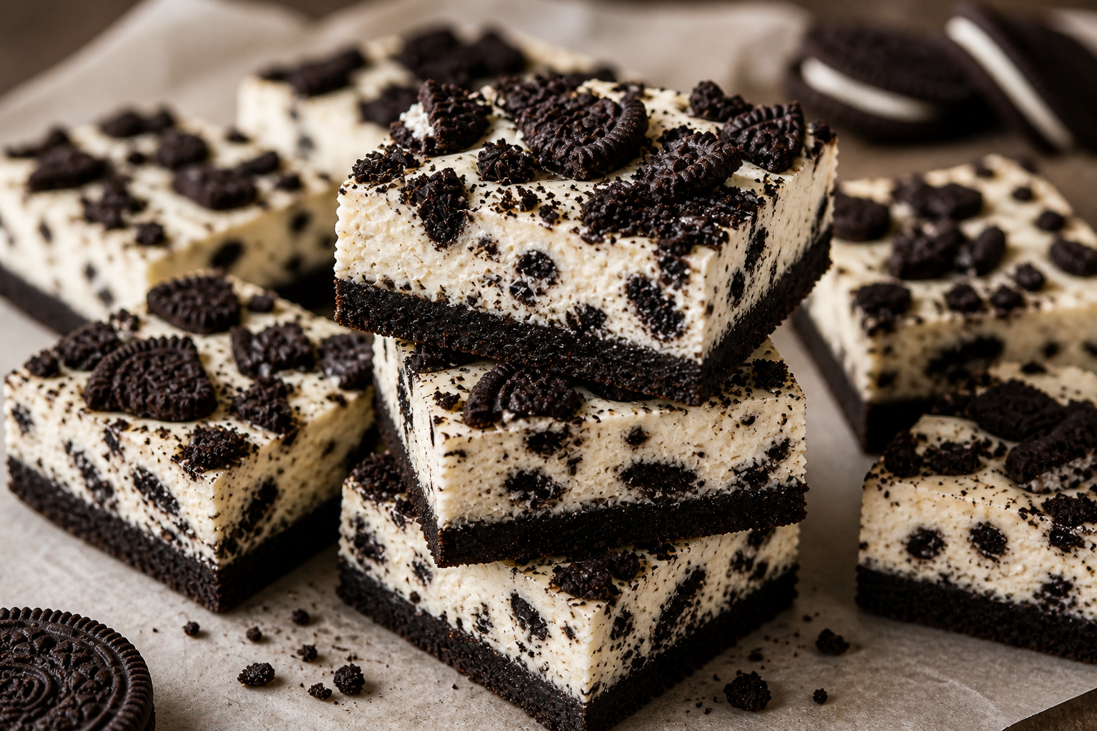 Oreo Cheesecake Bars