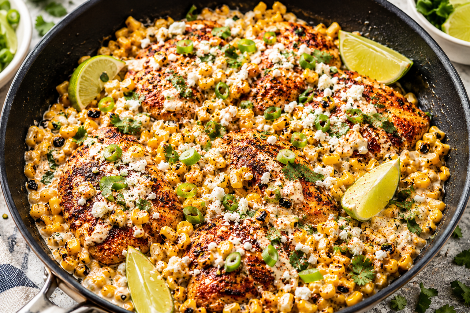 Street Corn Chicken Skillet